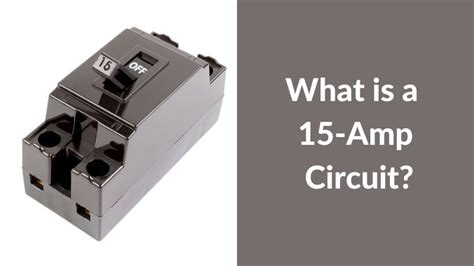 15 amp circuit are allowed in junction box|15 amp circuit outlets.